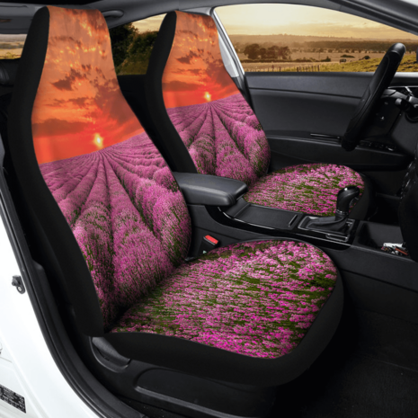Pink lavander Car Seat Covers Passenger Side